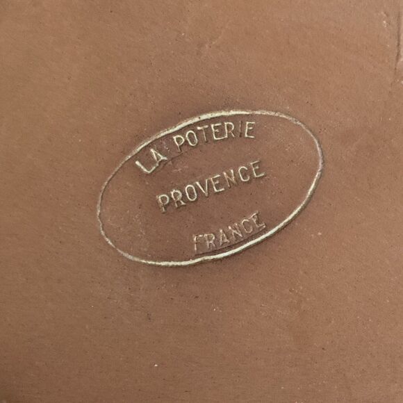 2 Vintage La Poterie Mugs Provence France Art Pottery Gassin Fruit - Picture 8 of 11